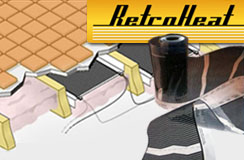 RetroHeat radiant floor heating systems.